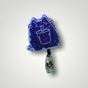 Pusheen ID Tag Holder Keychain